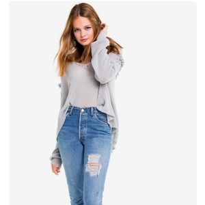 Flowing Heather Grey Wildfox Sweater